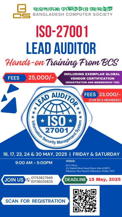 “ISO-27001 Lead Auditor Training”