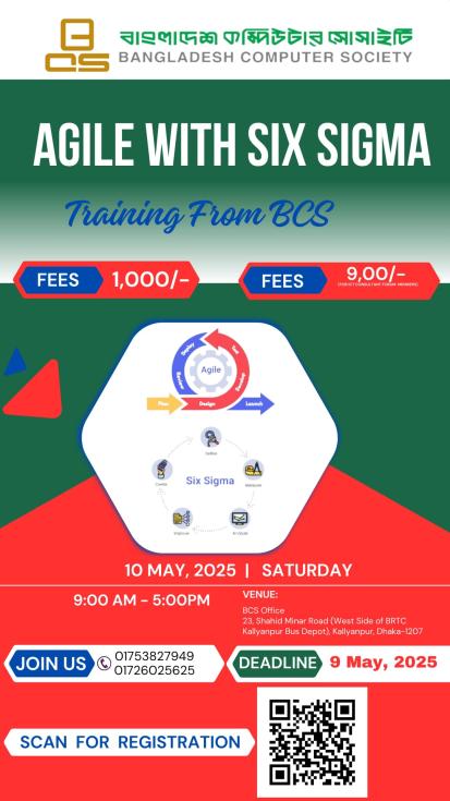 “Agile with Six Sigma Training”